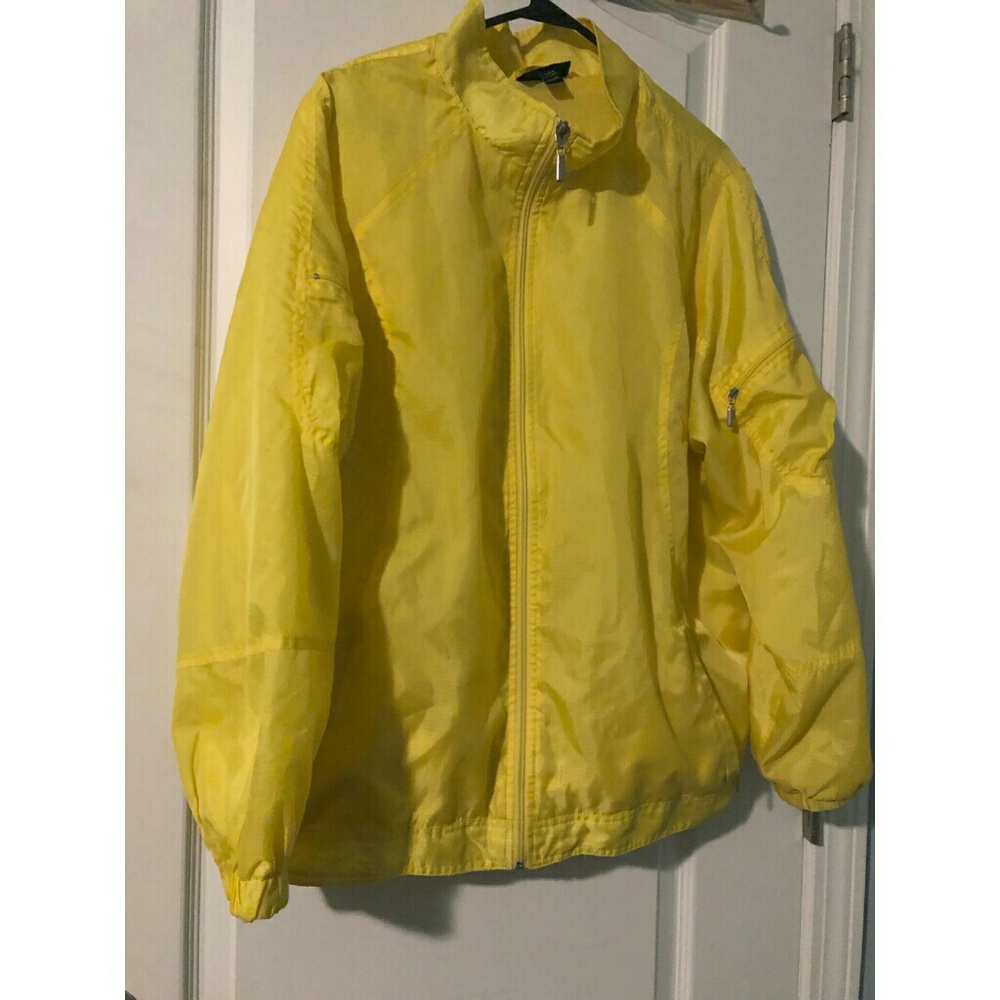 NEON YELLOW WINDBREAKER